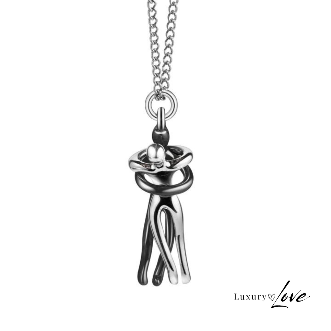 Collar Abrazo-Infinito® plateado