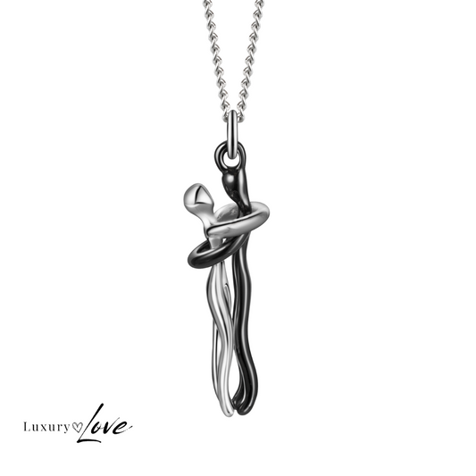 Collar Abrazo-Infinito® plateado