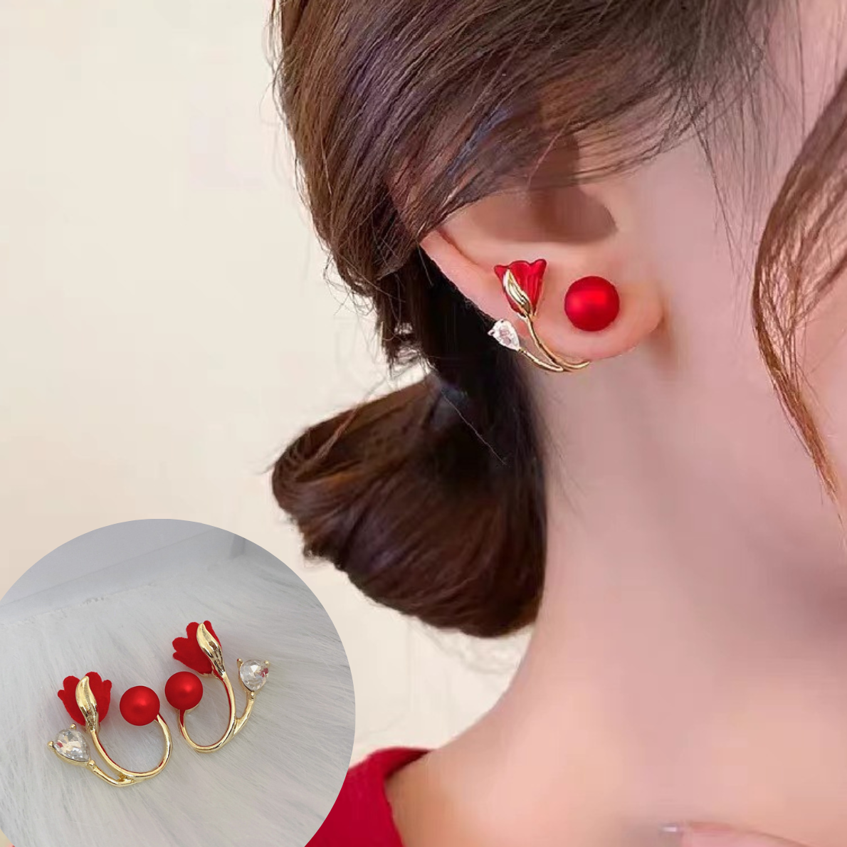 Aretes Tulipan – Belleza que Inspira Misterio
